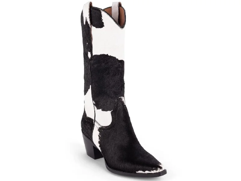 Boots for rainy dusk strolls -Jeffrey Campbell: Dagget in Cow