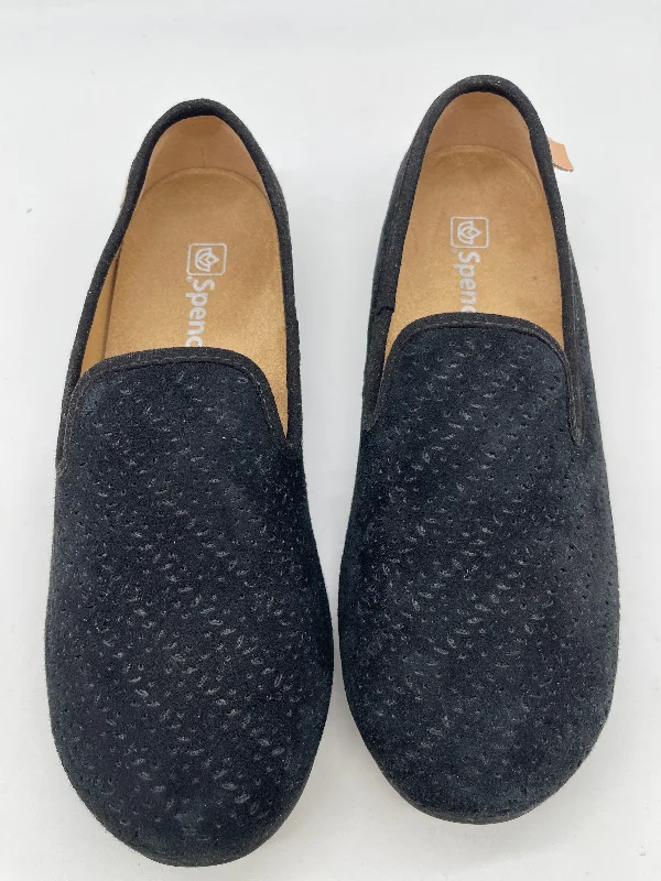 Flats with rubber sole durability -Shoes Flats By Clothes Mentor In Black, Size: 9.5