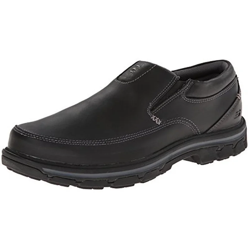 Loafers for casual evening strolls -Skechers Mens Segment-The Search Leather Lifestyle Loafers