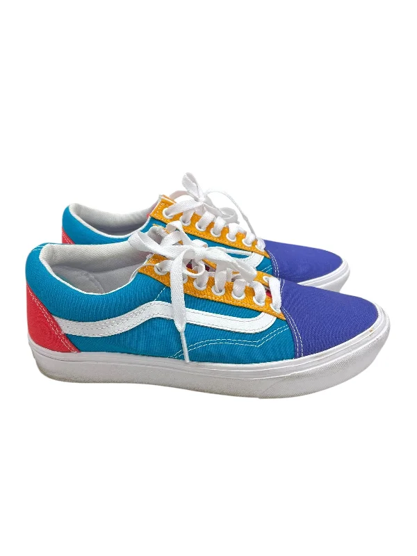 Flats with rainproof tops -Shoes Flats By Vans In Multi-colored, Size: 8.5