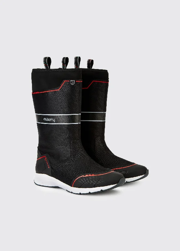 Boots with rain-resistant finishes -Hobart Men's Sailing boot - Black