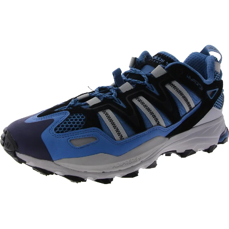 Running shoes for rough trails -adidas Originals Mens Hyper Turf Lace-Up Padded Insole Running & Training Shoes