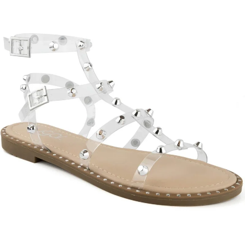 Sandals with slow shore repose -Sugar Womens Bayridge Studded  Strappy Sandals