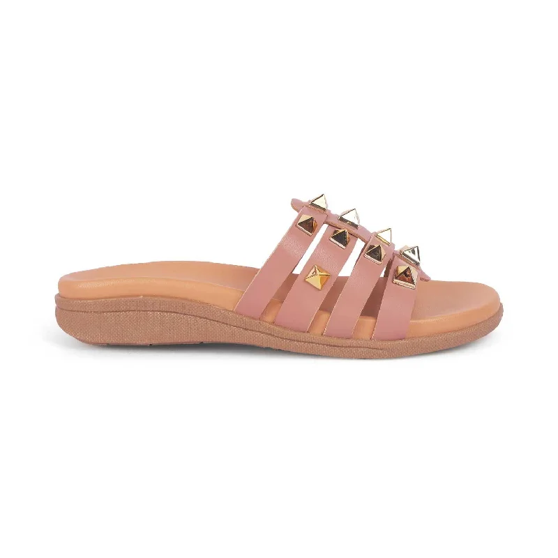 Flats with cozy padding -Tresmode Tonrow Pink Women's Dress Flats