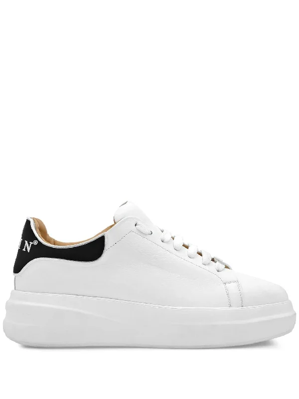 PHILIPP PLEIN Men's Chunky Leather Lace-Up Sneakers