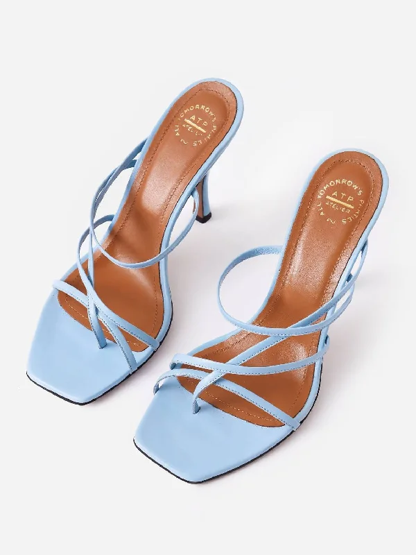 High heels with thick midsoles -Women's Milano Heeled Sandal In Baby Blue