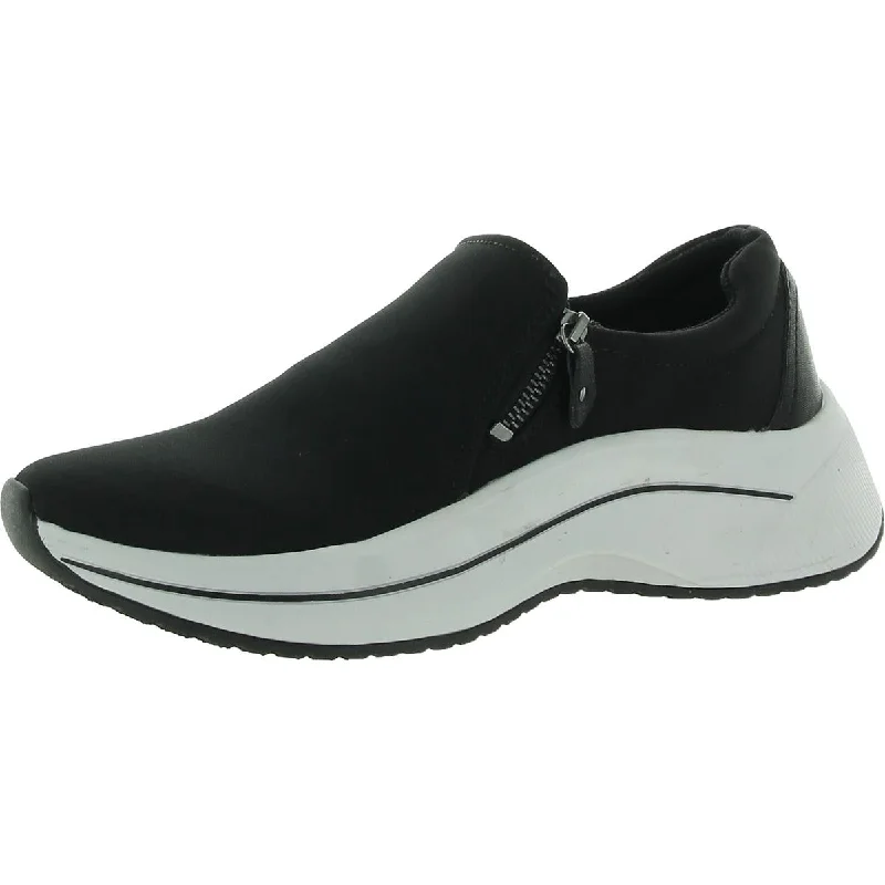 Running shoes for casual exercise -Dr. Scholl's Shoes Womens Wanna Be Zip Slip On Performance Running Shoes