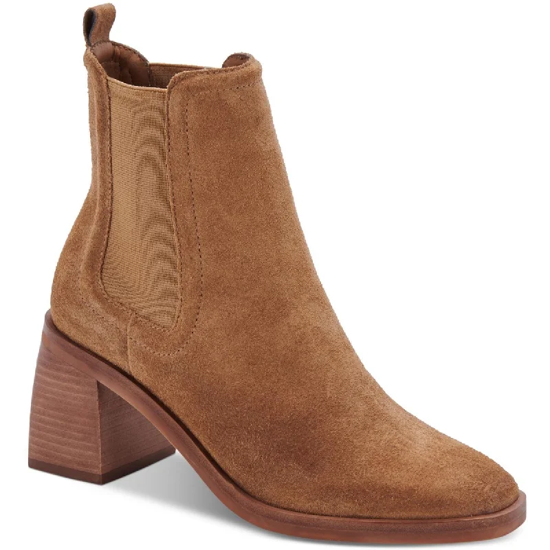 Boots with cushy heel linings -Dolce Vita Womens Iliana Stretch Ankle Chelsea Boots