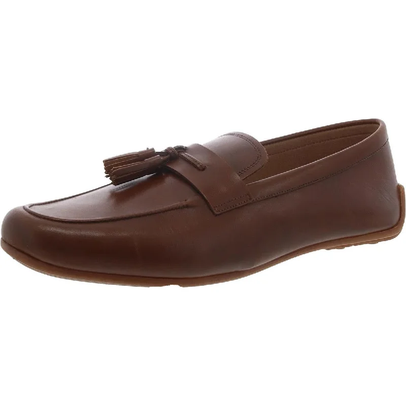 Loafers for quiet dusk walks -Clarks Mens Reazor Tassell Leather Slip-On Loafers