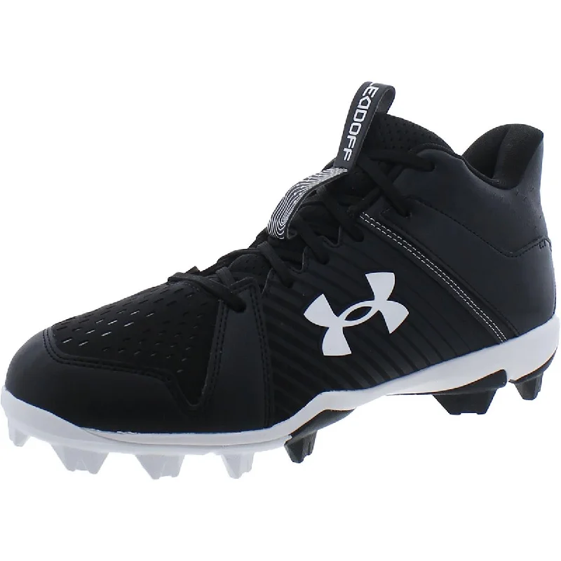 Running shoes for multi-terrain use -Under Armour Mens Leadoff Mid RM Cleats Running