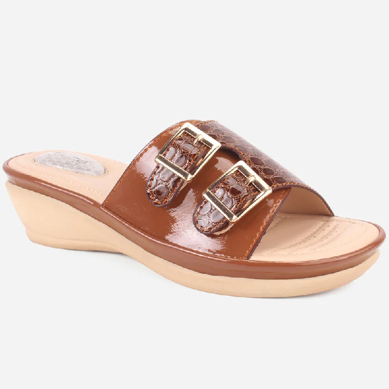 Slippers with fresh looks -Women "HAZEL" Comfort Open Toe Slippers