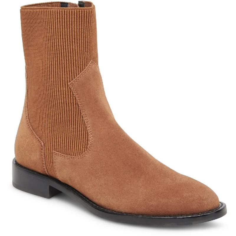 Boots with wispy sole supports -Dolce Vita Womens Gineva Ribbed Ankle Chelsea Boots