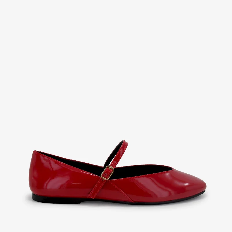 Flats for cozy workspaces -TIMELESS RED MULTI