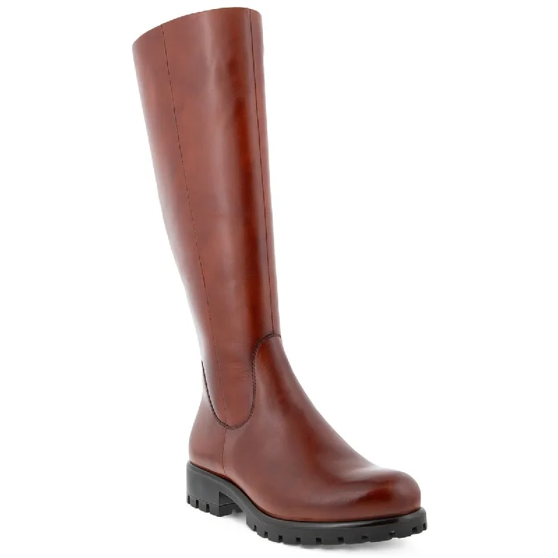 Boots for casual dusk suppers -ECCO Womens Modtray Leather Tall Knee-High Boots