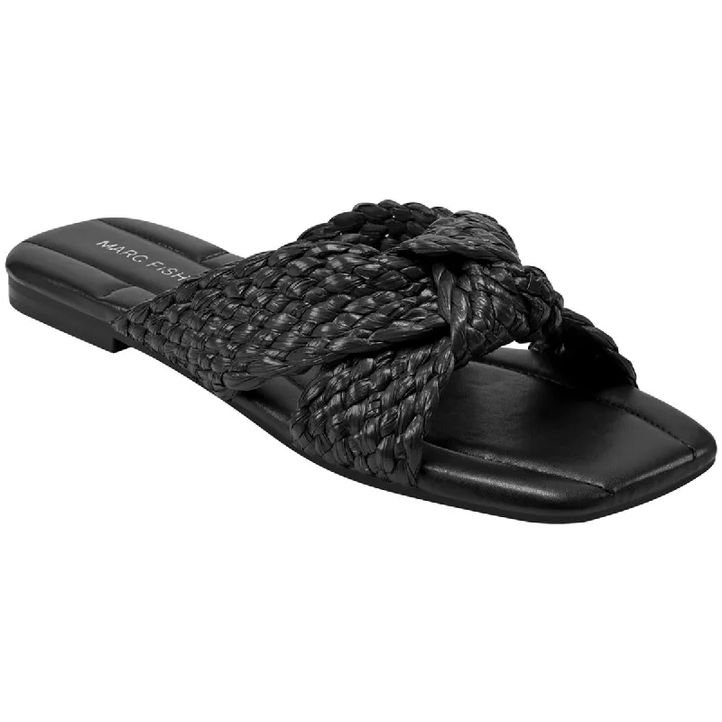 Sandals with deck shore hush -Marc Fisher Womens Lasket Woven Slip-On Slide Sandals