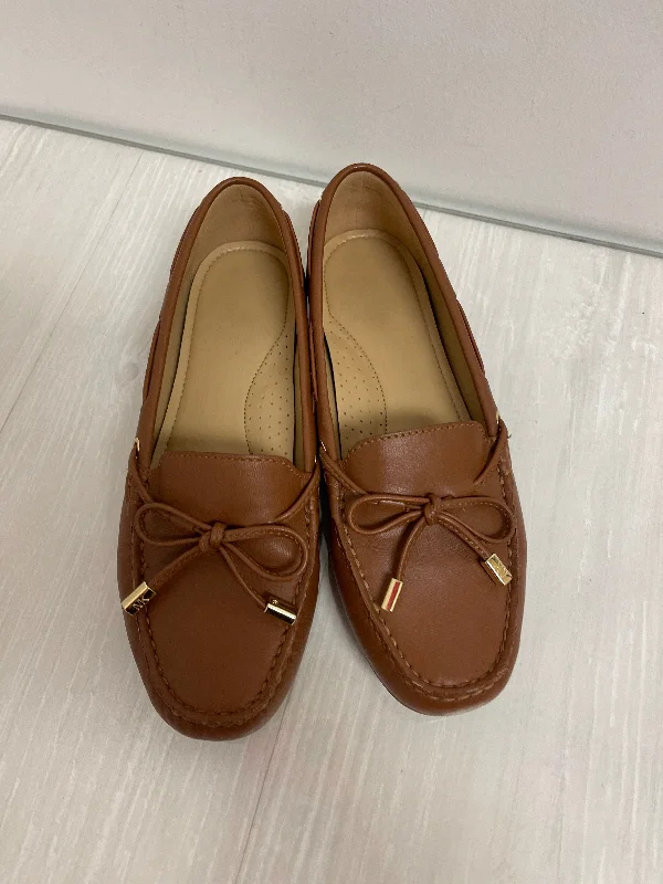 Men’s casual flats for work -Shoes Flats By Michael By Michael Kors In Brown, Size: 5.5