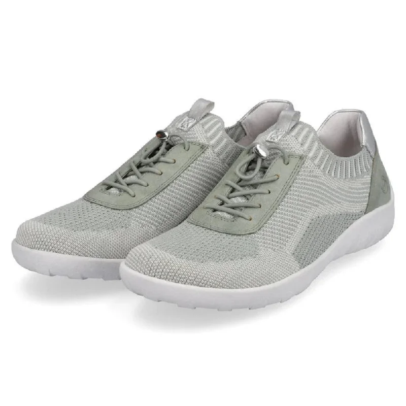 Remonte Liv 18 Mint Vanilla/Peppermint/Silver Sneaker (Women's)