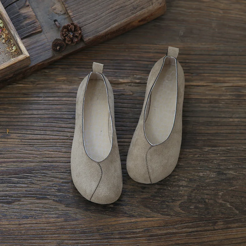 Flats for chilly evenings -Women Retro Flat Comfortable Flats Casual Shoes