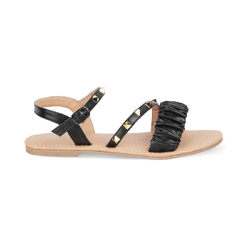 Flats for chill vibes -The Ribi Black Women's Dress Flats Tresmode