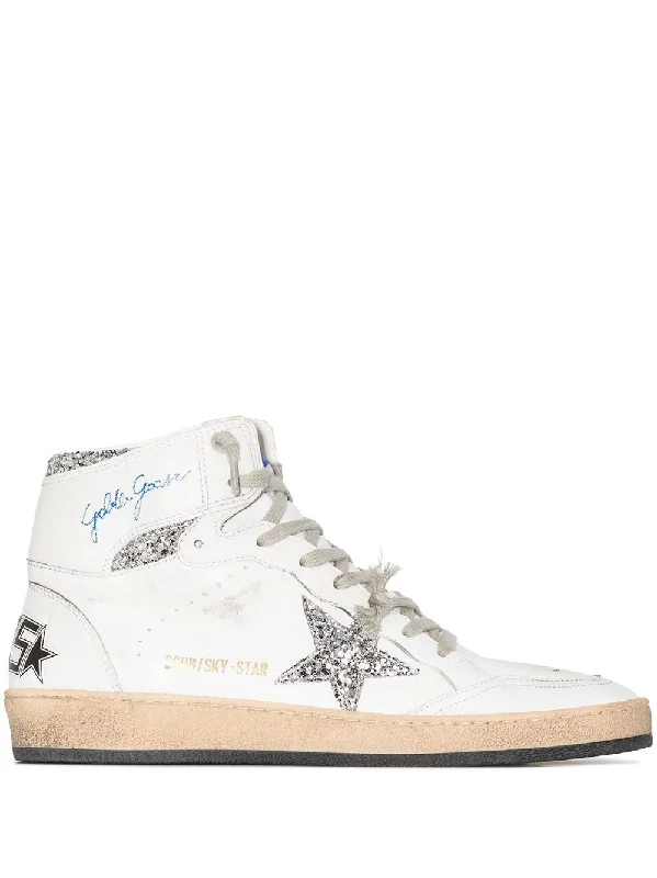 GOLDEN GOOSE Sky Star Mini Ankle Sneakers