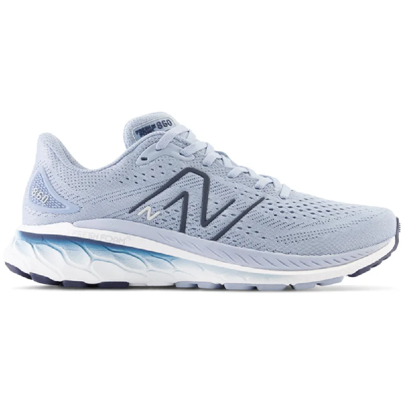 New Balance Fresh Foam 860v13 Sneaker Light Arctic Grey With Natural Indigo And Silver Metallic (Men's)