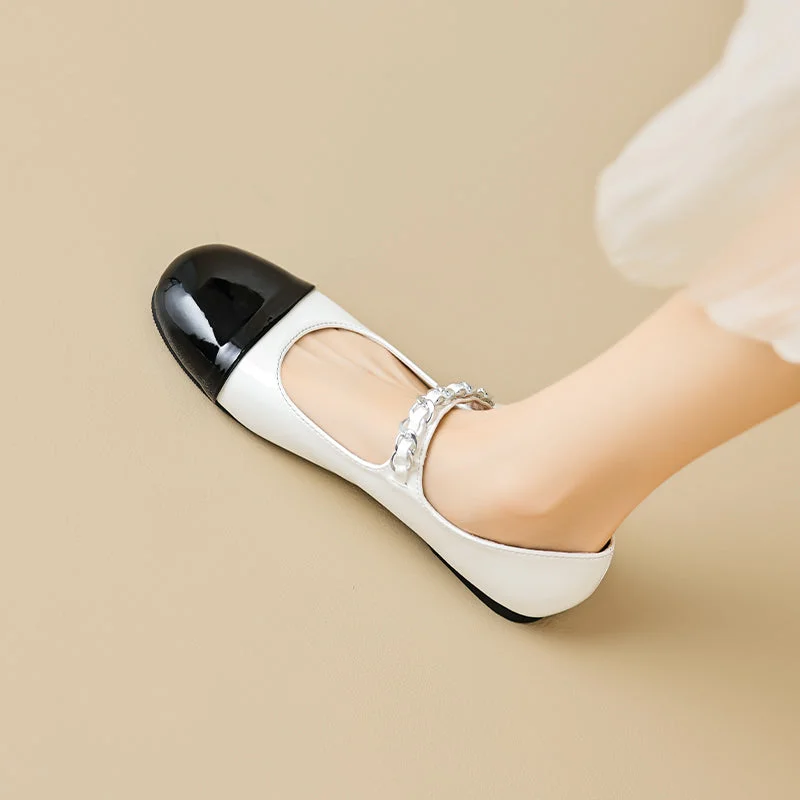 Plush flats for long wear -Women Stylish Glossy Soft Casual Flats