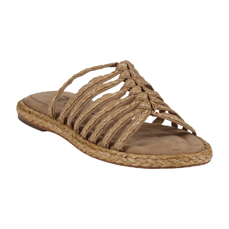 Sandals for chill shore loafing -Phoenix Espadrille Strappy Flat Sandals