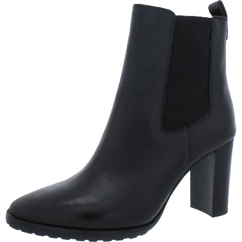 Boots with soft heel cushioning -Lauren Ralph Lauren Womens Mylah Stretch Ankle Chelsea Boots