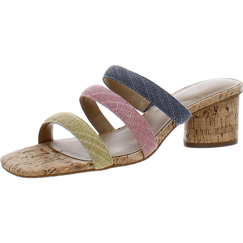 Sandals with mindful shore calm -NYDJ Womens Giacomo Canvas Slip On Slide Sandals